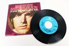 2 Vintage Bobby Sherman 45 Records with Dust Jackets