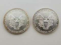 1986 + 1987 American Silver Eagles