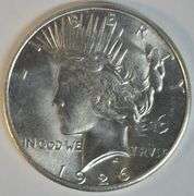 Spectacular Superb Gem BU 1926-S Peace Silver Dollar