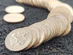 1946-D UNC Roll Of 90% Silver Dimes