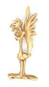 Fun 14K YG Roadrunner Pendant