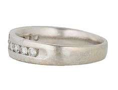 0.60ctw Round Diamond Channel Set Wedding Band Ring in 14K