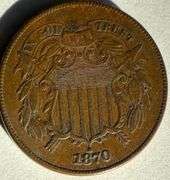 1870 Two Cent Piece