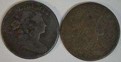 Scarce 1798 and 1802 Draped Bust Large Cents