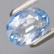 Amazing color in this .84ct platinum blue Sapphire!