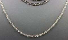 Group lot of 4 Vintage 925 sterling silver chains