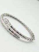 925 Sterling Silver Serpenti Style Snake Bangle