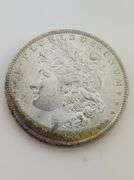 1884-O Morgan Silver Dollar, Rainbow Toning