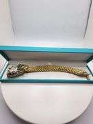 investment! Dragon bracelet !Extremely unique and rare18KT Gold Bejeweled Dragon Bracelet