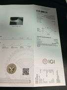 I.G.I CERTIFIED 1.04 CARAT LOOSE DIAMOND - CUSHION CUT