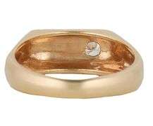 Gents 0.33ct Round Diamond Solitaire Ring in 14K