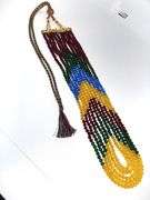 Natual Ruby , Emerald and Cornflower Blue and Yellow Sapphire 5 Necklace
