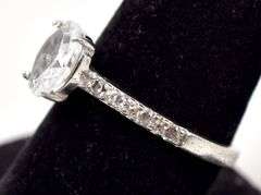 CZ Gemstone Ring in Sterling Silver