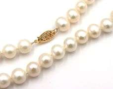 8mm Pearl strand necklace