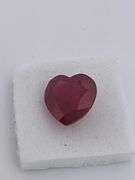 CERTIFIED NATURAL RUBY 2.61 CARAT HEART SHAPE.