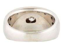 Gents 1.50ctw Round Graduated Diamond Band Ring in 14K