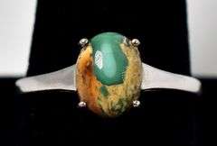 Turquoise Gemstone Ring in Sterling Silver