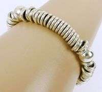 Heave Sterling Rondelles & Beads Bracelet