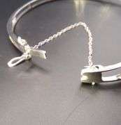 14K White Gold Vintage Diamond Bracelet – Natural Diamonds