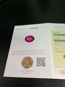 CERTIFIED NATURAL RUBY 3.27 CARAT OVAL SHAPE.
