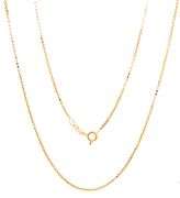 18kt Yellow gold box chain necklace