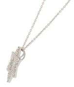 New 0.76ctw Diamond Star of David Pendant Necklace in 14K