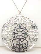 Tiffany & Co Enchant circle pendant on chain