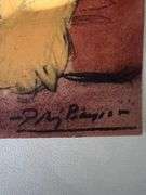 Original Lithograph from Picasso Les Bleus de Barcelona Picasso 1963 Portfolio