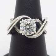 Authentic, Certified Solasfera Diamond set in a Mark Schneider Ring
