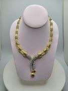Beautiful Vintage 18KT Gold Diamond Necklace