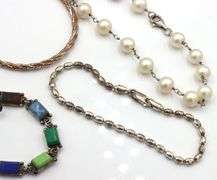 Group lot of Vintage 925 sterling silver bracelets