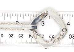 Tiffany & Co 1837 Square pendant on chain
