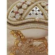 Crown Regal Fabergé with 900 Pearls & Swarovski Crystals