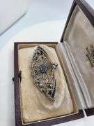 Rare Vintage Platinum & Diamond Brooch