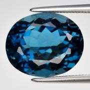 Outstanding 6.45ct VS clarity London blue Topaz