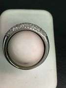CERTIFIED 14K WHITE GOLD DIAMOND BAND/ RING