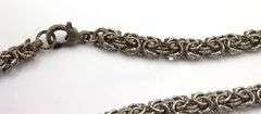 Italian fancy link chain necklace in 925 sterling silver
