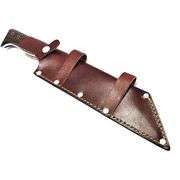 Handmade Viking Seax Knife with Leather Sheath