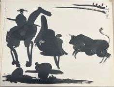 Pablo Picasso Toro "Bullfighter" Lithograph from 1960 Portfolio