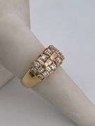 CERTIFIED BRAND NEW 18K YELLOW GOLD DIAMOND BAND / RING