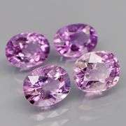 Glittering 11.65ct oval cut Bolivian Amethyst set