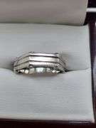 14KT White Gold Band