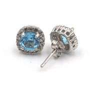 Set of 925 sterling silver 2 necklaces and 2 pair of earrings