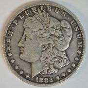 Scarce 1882-CC Morgan Silver Dollar in sharp XF