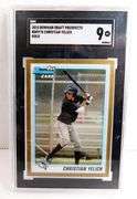 Christian YeLich Draft Prospects Gold Baseball Card, 9 MT