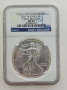 2011-W 25th Anniversary Silver Eagle, NGC MS69 Early Releases