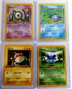 8 Pokémon 1999 1st Edition Trade Cards
