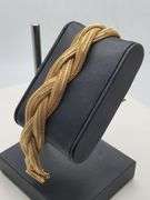 Very Fine 18KT Yellow Gold Woven Bracelet