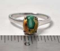 Turquoise Gemstone Ring in Sterling Silver