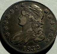 Two Tone 1832 Bust Half.